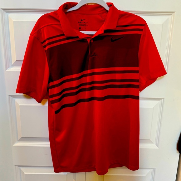Men’s Nike Dri Fit red polo size small - Picture 1 of 3